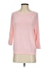 Belford 100% Pima Cotton Pink Pullover Sweater Size S - photo 1