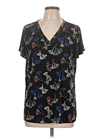 Liz Claiborne Short Sleeve Blouse (view 1)