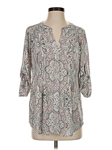 BCBGMAXAZRIA 3/4 Sleeve Blouse (view 1)