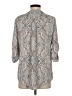 BCBGMAXAZRIA 100% Polyester Paisley Gray 3/4 Sleeve Blouse Size XS - photo 2