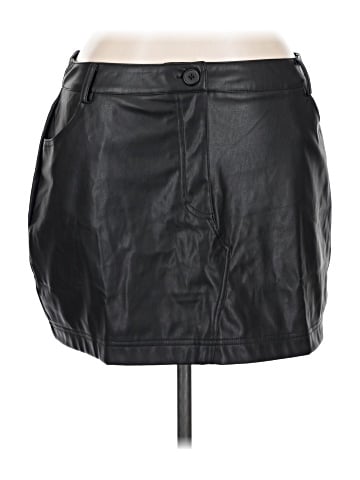 ASOS Design Faux Leather Skirt (view 1)