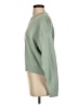 Uniqlo Solid Green Sweatshirt Size S - photo 5