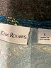 Kim Rogers Teal 3/4 Sleeve Blouse Size L - photo 7