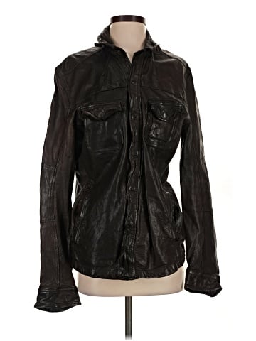 ALLSAINTS Spitalfields Leather Jacket (view 1)