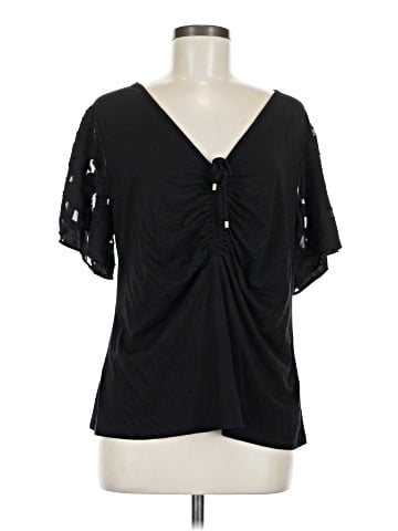 MICHAEL Michael Kors Short Sleeve Blouse (view 1)