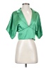 Glam Green Short Sleeve Blouse Size S - photo 1