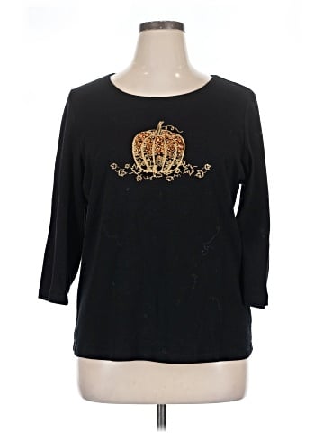 Karen Scott 3/4 Sleeve T-Shirt (view 1)