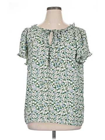 Max Studio Short Sleeve Blouse (view 1)