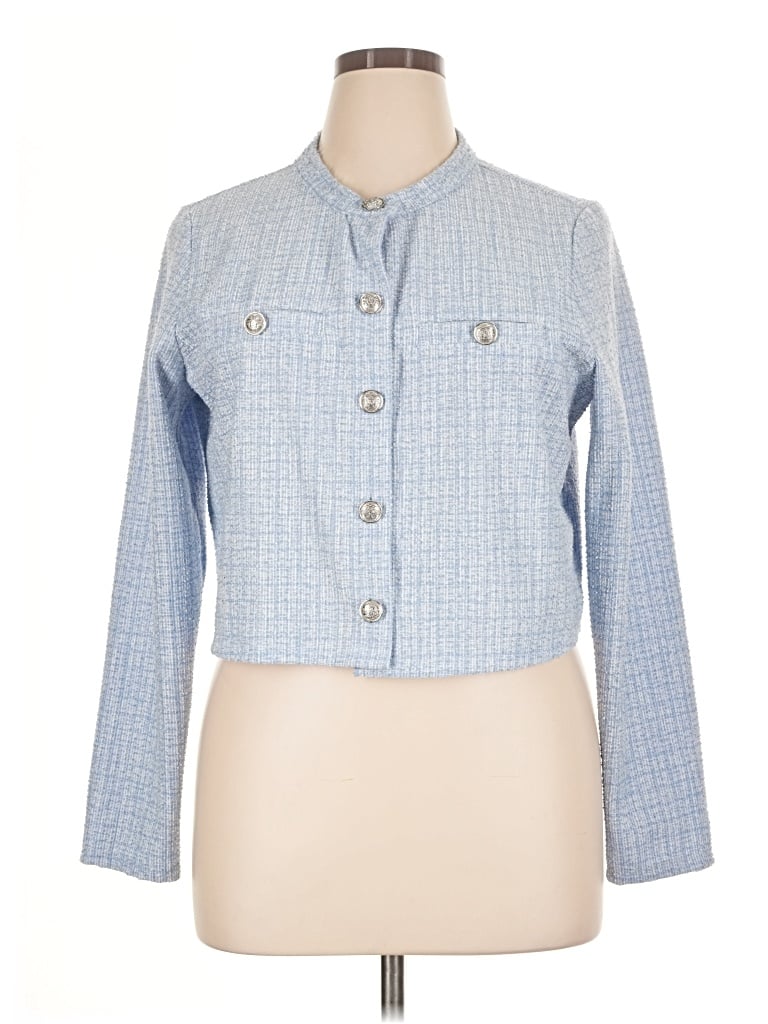 Pre-owned H&m Jacket In Blue