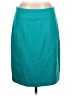 Ann Taylor LOFT Solid Teal Formal Skirt Size 10 - photo 1