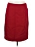 Talbots Solid Red Wool Skirt Size 6 - photo 1