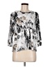 Allison Daley Silver 3/4 Sleeve Blouse Size M (petite) - photo 1