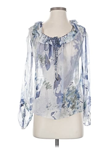 Elie Tahari 3/4 Sleeve Silk Top (view 1)