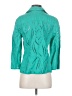 Chico's 100% Linen Teal 3/4 Sleeve Button-Down Shirt Size S - photo 2