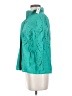 Chico's 100% Linen Teal 3/4 Sleeve Button-Down Shirt Size S - photo 5
