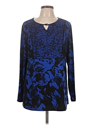 Susan Graver Long Sleeve Blouse (view 1)