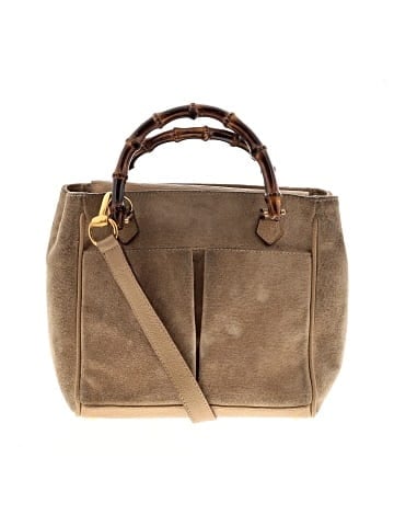 Gucci Outlet Leather Satchel - front