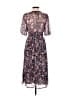 Dear John 100% Polyester Paisley Purple Casual Dress Size S - photo 2