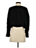 J.Crew Collection 100% Viscose Black Long Sleeve Blouse Size S - photo 2