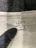Ann Taylor LOFT Floral Ivory Pullover Sweater Size L - photo 7