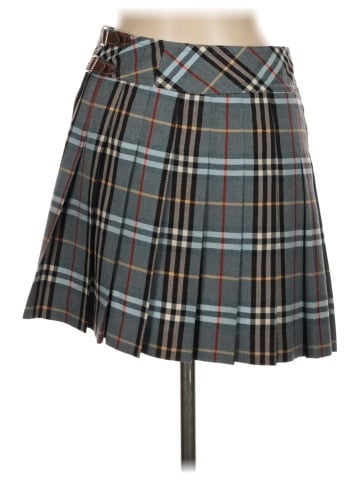 Burberry Blue Label Wool Check Skirt (view 2)