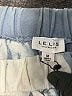 Le Lis 100% Cotton Tie-dye Blue Board Shorts Size M - photo 3