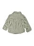 Carter's 100% Cotton Checkered-gingham Green Short Sleeve Button-Down Shirt 3-6 MO / 6 MO - photo 2