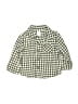 Carter's 100% Cotton Checkered-gingham Green Short Sleeve Button-Down Shirt 3-6 MO / 6 MO - photo 1