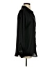Zara Solid Black Long Sleeve Blouse Size S - photo 4