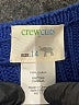 Crewcuts Outlet 100% Cotton Blue Pullover Sweater Size 14 - photo 3