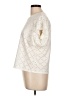 Zara Ivory Short Sleeve Blouse Size L - photo 5