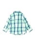 Nautica Plaid Blue Long Sleeve Button-Down Shirt 9-12 MO / 12 MO - photo 2