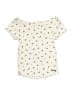 Justice Ivory Short Sleeve Blouse Size 7 - photo 1