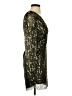 Mac Duggal 100% Polyester Metallic Green Gold Cocktail Dress Size 0 - photo 4