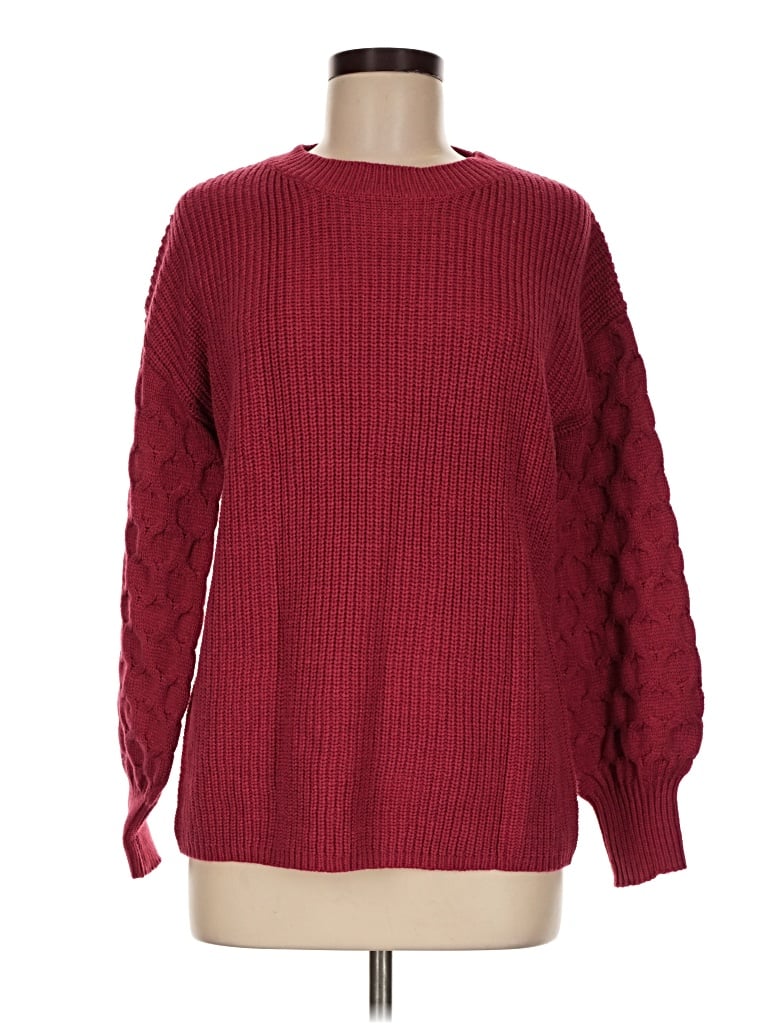 Pre-owned Prettygarden Pullover Sweater In Red