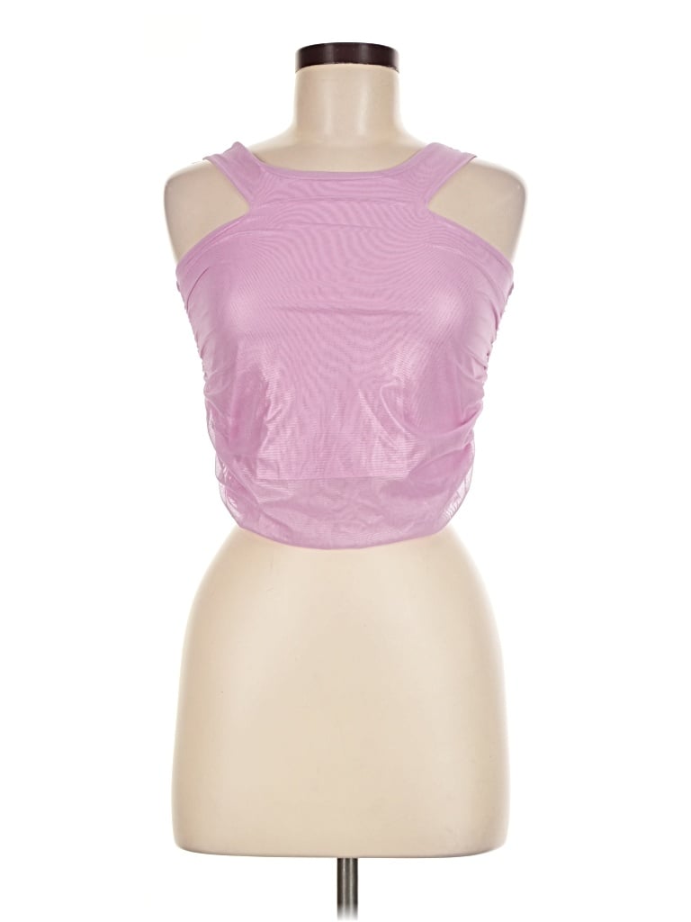 Oh Polly Sleeveless Top Pink Halter Neckline Tops - Used - Size 6