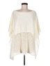 Francesca's Ivory Poncho One size - photo 1