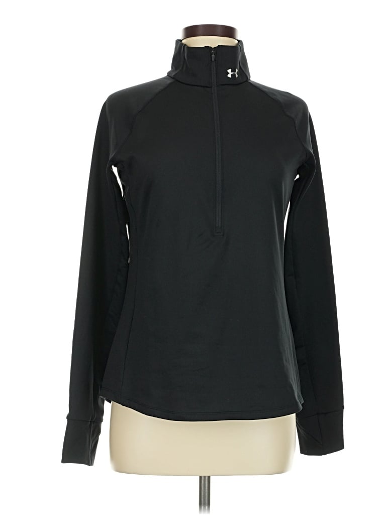 Pre-owned Under Armour Turtleneck Sweater In Black