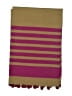 J.Crew Stripes Burgundy Tan Scarf One size - photo 2