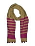 J.Crew Stripes Burgundy Tan Scarf One size - photo 1