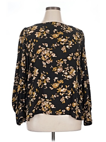 Ann Taylor Factory Long Sleeve Blouse (view 1)