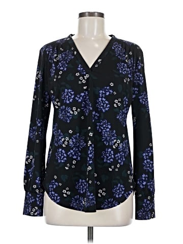 Ann Taylor Factory Long Sleeve Blouse (view 1)