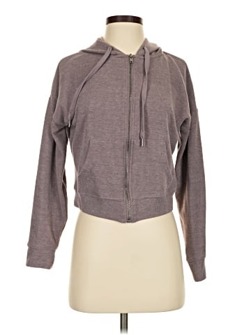 Hippie Rose Zip Up Hoodie (view 1)