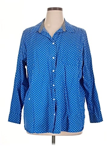 Tommy Hilfiger 3/4 Sleeve Button-Down Shirt (view 1)
