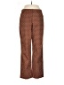 Lands' End Print Brown Casual Pants Size 6 (tall) - photo 1