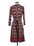Max Studio Paisley Burgundy Casual Dress Size S - photo 2