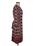 Max Studio Paisley Burgundy Casual Dress Size S - photo 4