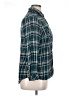 Christopher & Banks 100% Modal Plaid Teal Long Sleeve Button-Down Shirt Size XL - photo 4