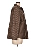 Chico's 100% Cotton Stripes Brown Long Sleeve Button-Down Shirt Size Lg (2) - photo 4