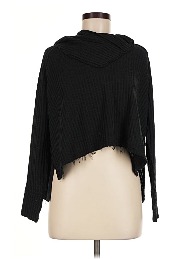 Pre-owned We The Free Poncho In Black